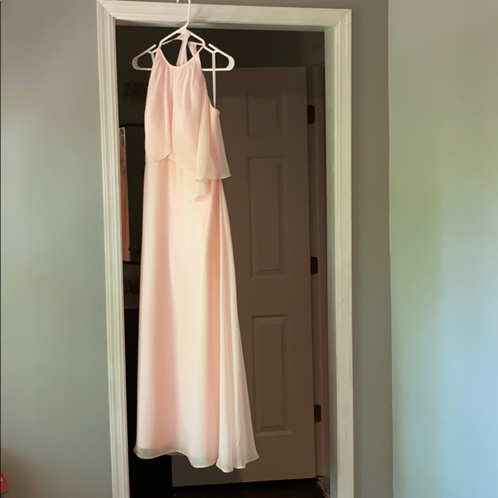 Pink bridesmaid dress